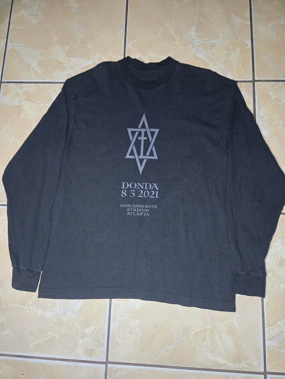 Kanye West Album 8 5 2021 Black Long Sleeve Shirt